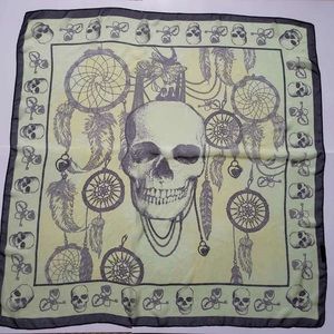 Topshop Dream Catcher & Skull Scarf
